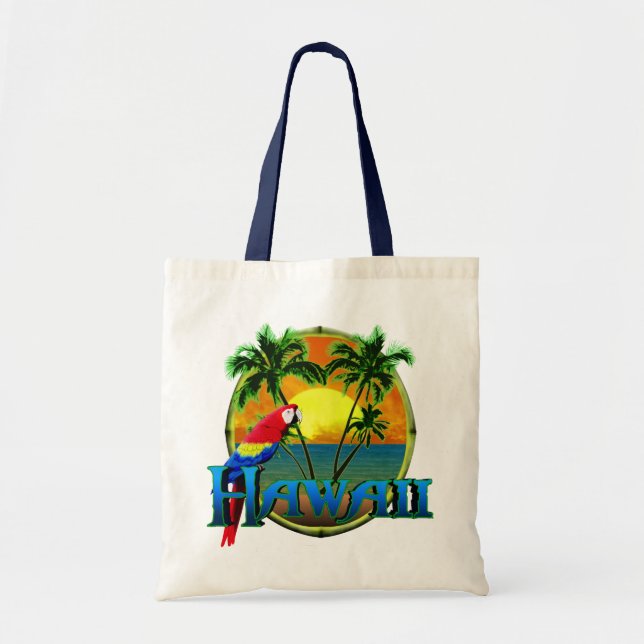 Bolsa Tote Por do sol de Havaí (Frente)