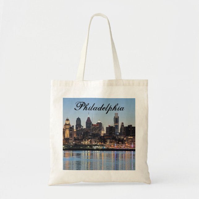 Bolsa Tote Por do sol de Philly (Frente)