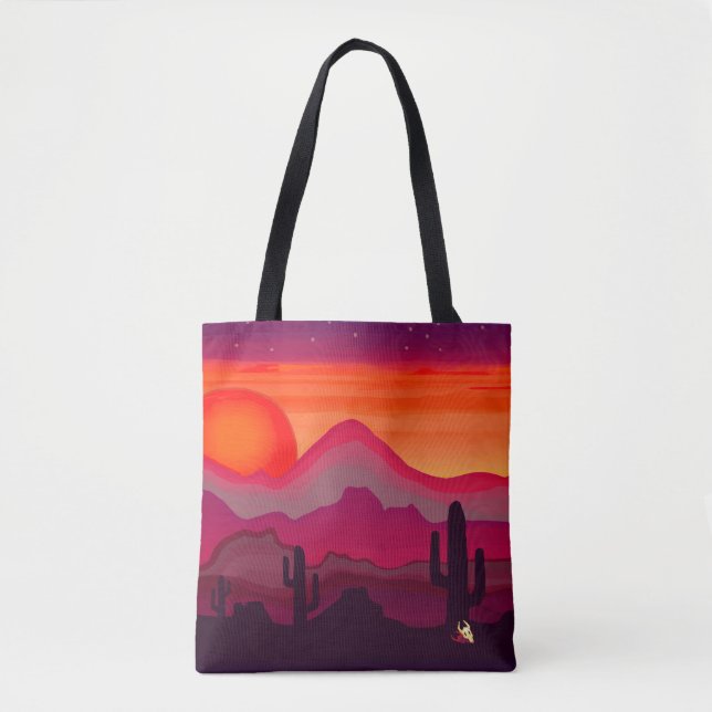 Bolsa Tote - Pôr do Sol do Sudoeste do Arizona (Frente)