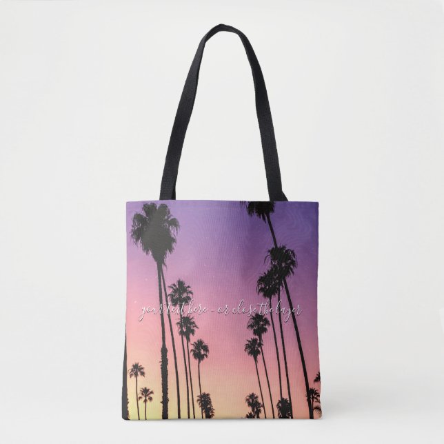BOLSA TOTE PÔR DO SOL EM MIAMI (Frente)