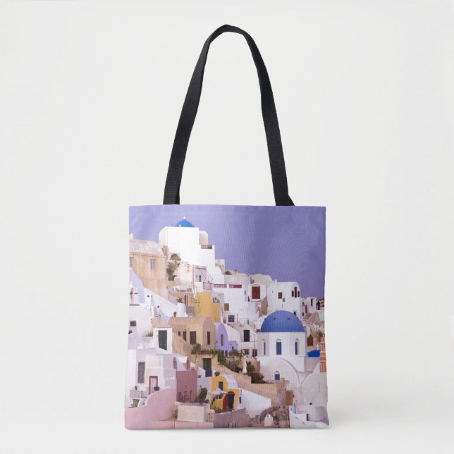 Bolsa Tote Pôr do sol em Oia, Santorini 2 (Frente)