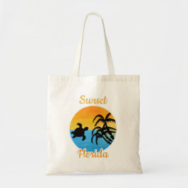 Bolsa Tote Pôr do sol fofo na Flórida