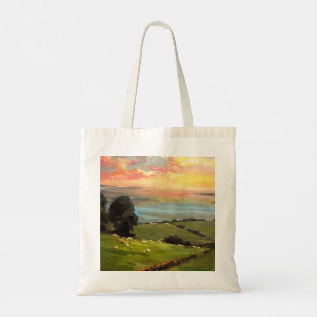 Bolsa Tote Pôr do sol na Fazenda (Verso)