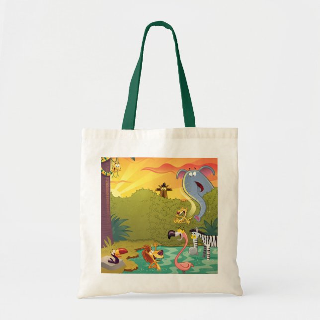 Bolsa Tote Pôr-do-sol no furo de água (Frente)