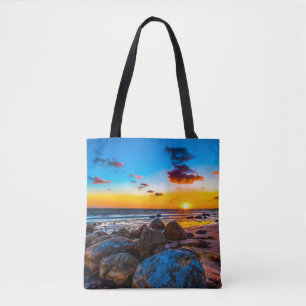 Bolsa Tote Por do sol no mar