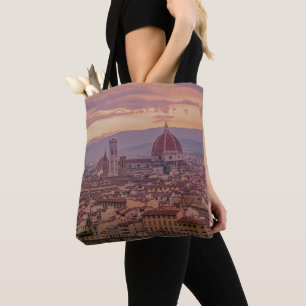Bolsa Tote Pôr do sol sobre Florença, Itália