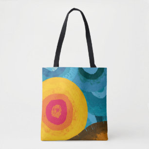 Bolsa Tote Pôr do Sol Vibrante de Cabo Verde