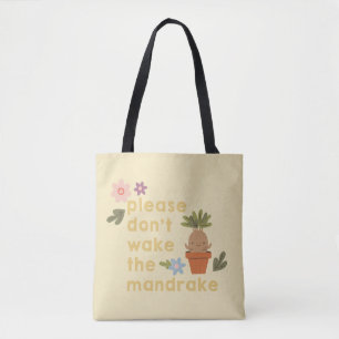 Bolsa Tote Por favor, não Acordar o Mandrake