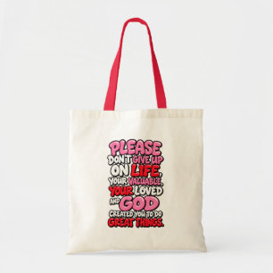 Bolsa Tote Por favor, não desista