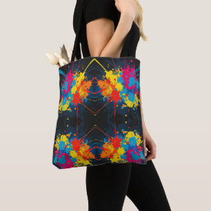 Bolsa Tote Por toda a impressão, mulheres de palhetas
