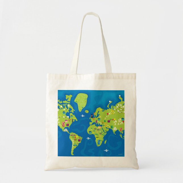 Bolsa Tote Por todo o mundo (Frente)