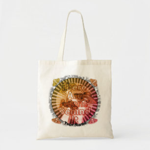 Bolsa tote Por trás deles são Aliens