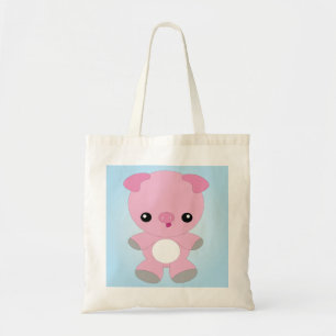 Bolsa Tote Porco bonito do bebê
