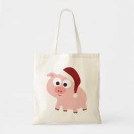 Bolsa Tote Porco do papai noel