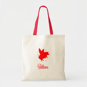 Bolsa Tote Porco Voador Acredite