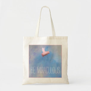 Bolsa Tote Porco Voador - Seja Miraculoso Tote Bag