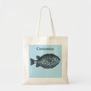 Bolsa Tote Porcupine blowfish Thunder_ CovePlace Retenção d