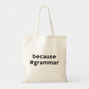 Bolsa Tote Porque Gramática