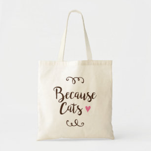 Bolsa Tote Porque sacola dos gatos