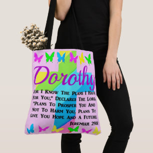 BOLSA TOTE PORQUE SEI QUE OS PLANOS JEREMIAH 29 PERSONALIZADO