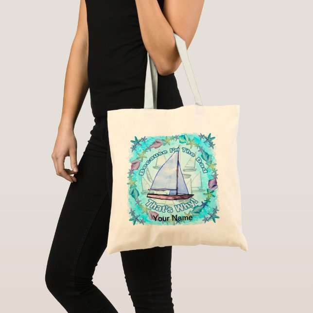 Bolsa Tote Porque sou o Pai  (Frente (produto))