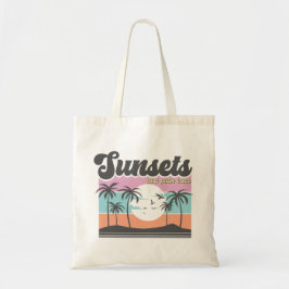 Bolsa Tote Pôrs do sol E Palmeiras