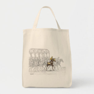 Bolsa Tote Porta de Início da Corrida de Cavalo