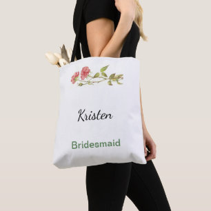 Bolsa Tote Porta-vozes cor-de-rosa e verde