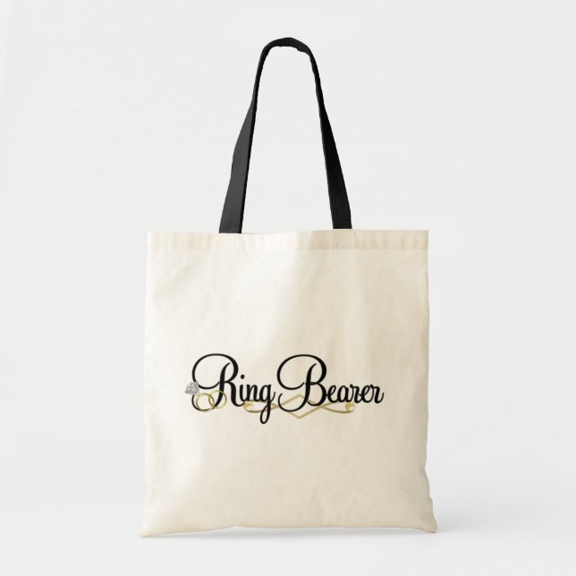 Bolsa Tote Portador de anel - casamento (Frente)