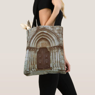 Bolsa Tote Portal gótico medieval em Santiago de Antas