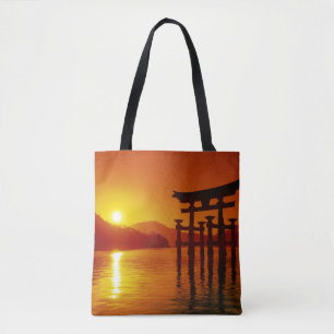 Bolsa Tote Portão O-Torii, santuário Itsukushima, Miyajima