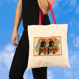 Bolsa Tote Porteiros de Hotel Vintage Travel Hotel Roma, Cádi