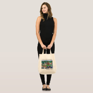 Bolsa Tote Portland~ A cidade dos Rosas