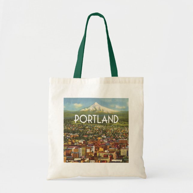 Bolsa Tote Portland, Cidade de Vintage (Frente)