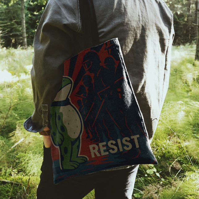 Bolsa Tote Portland Frog Protest (Criador carregado)