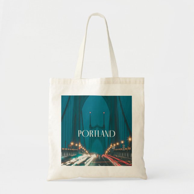 Bolsa Tote Portland Oregon Rua Johns Bridge Tote Bag (Frente)