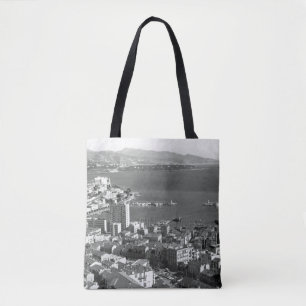 Bolsa Tote Porto do Principado de Mônaco Vintage Monte Carlo