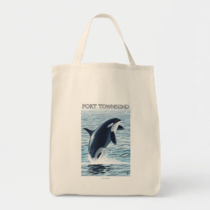 Bolsa Tote Porto Townsend, salto de WashingtonOrca