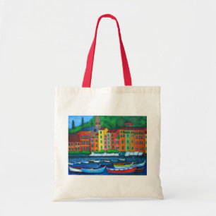 Bolsa Tote Portofino colorido, Italia por Lisa Lorenz