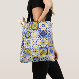 Bolsa Tote Portuguese Tiles Pattern 