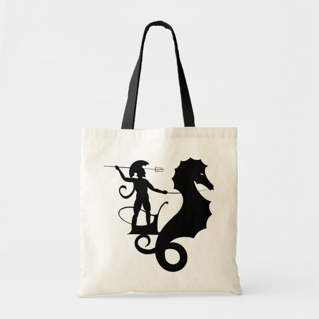 Bolsa Tote Poseidon, alivio grego (Frente)
