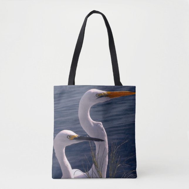 Bolsa Tote Posicionando Egrets (Frente)
