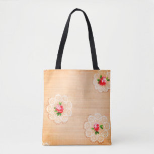 Bolsa Tote Posies Peachy