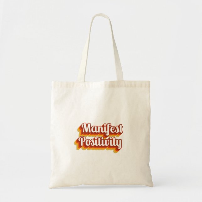 Bolsa Tote Positividade do Manifesto (Frente)
