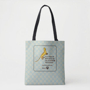 Bolsa Tote Posse de Gatos Medieval