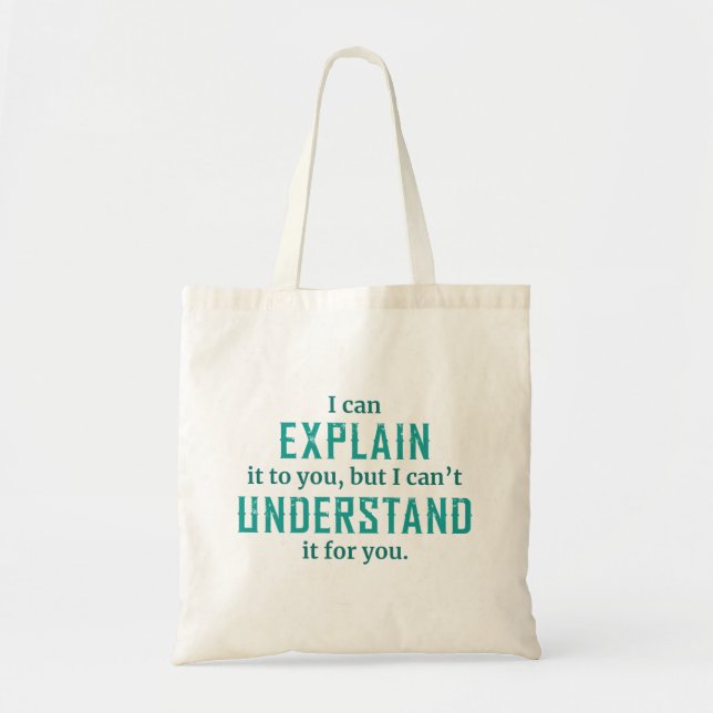 Bolsa Tote Posso Explicá-Lo. (Frente)