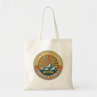 Bolsa Tote Posso fazer todas as coisas por meio de Cristo Fil