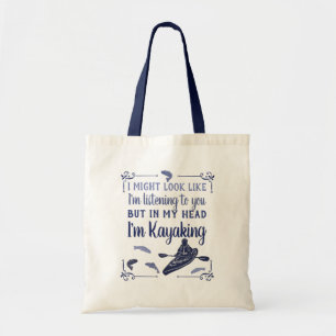 Bolsa Tote Posso parecer que estou escutando o Engraçado Kay