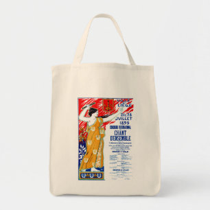 Bolsa Tote Poster da música de 1895 Choral