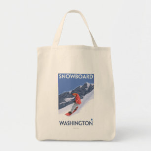 Bolsa Tote Poster das viagens vintage de
